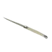 Steelite 5393S079 Steak Knife - 9" 13/0 Stainless Steel Blade, ABS Ivory Guilloche Handle - 6/Pack 2 image