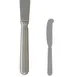 Steelite 5500J045 Butter Knife, 7-3/8" Handle, 13/0 Stainless Steel, La Tavola - 1 Dozen 1 image
