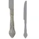 Steelite 5510J041 Dinner Knife – 9-5/8" Solid Handle, 13/0 Stainless Steel, Tavola Finish - 1 Dozen 1 image