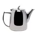 Steelite 5600J102 - 34 oz Coffee Pot, Long Spout, 7-3/4" x 5-3/4" Stainless Steel with Lid, La Tavola 1 image