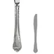 Steelite 5720SX045 Butter Knife, 7-1/4" Stainless Steel, Folio Flatware, Sold Per Dozen - 1 Dozen 1 image