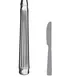 Steelite 5742SX045 Butter Knife, 7" 13/0 Stainless Steel, Folio Flatware - 1 Dozen 1 image