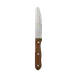 Steelite 5794WP059 - Stamped 5" Steak Knife, 8"-9", 13/0 Stainless Steel, Wood Handle - 1 Dozen 1 image