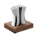 Steelite 5977RW006- Drift Robert Welch Salt & Pepper Shakers 3.74"x3.07"x3.85",18/10 Stainless Steel 1 image