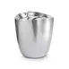 Steelite 5977RW182 Ice Bucket, 26 oz / 5.25" x 6.0" Silver Stainless Steel Drift Finish - 1 Dozen 1 image