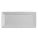 Steelite 61100ST0118 - Porcelain Platter 13.4" x 9.6" x 1.8", Embossed Rim, Oven Safe 500°F 1 Dozen 1 image
