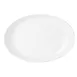 Steelite 61101ST0260 Oval Platter 15.125" x 10.375" x 1.88" Porcelain Rim Oven Safe 500°F - 6/Case 1 image