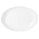 Steelite 61101ST0261 Oval Platter Avalon Porcelain, 13.5" x 9.375" x 1.75", Oven Safe 500°F - 1 Dozen 1 image