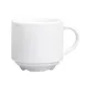 Steelite 61101ST0266 - Stack Cup, 9.0 oz 4.125"x3.0", Porcelain, Oven Safe 500°F, Stackable - 36/Case 1 image