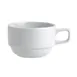 Steelite 61101ST0268 - Avalon Cup, 7 oz (4.5" x 2.25"), Porcelain, Oven Safe 500°F - 36/Case 1 image