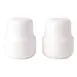 Steelite 61101ST0292 - Avalon Porcelain Pepper Shaker, 2.38" x 2.0", Oven Safe 500°F - 36/Case 1 image