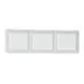 Steelite 61103ST0453 - 3‑Compartment Tahara Porcelain Bowl 7.25" x 2.375" x 1.0", Safe 500°F - 36/Case 1 image