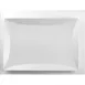 Steelite 61105ST0511 - 13" x 9" Vortex Porcelain Platter, Oven Safe 500°F, Embossed Rim, 1 Dozen 1 image