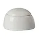 Steelite 61110ST0723 Sugar Bowl Lid 6 oz 4" x 3.375" x 2.5" Drift Porcelain Safe 500°F - 36/Case 1 image