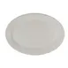 Steelite 6120RG021 Oval Platter – 14" x 10" Porcelain Shell Finish, Oven Safe 425°F, - 6/Case 1 image