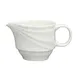 Steelite 62103ST1082 Creamer Pitcher 6 Oz (4.875"x2.75"), Porcelain Oven Safe 500°F Handle - 24/Case 1 image