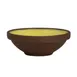 Steelite 6214RT008 - 3" Round Saffron Stoneware Bowl, 1.75 oz, Oven Safe to 425°F, Glaze, - 1 Dozen 1 image