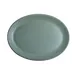 Steelite 6218RT024 Oval Plate, Carnaby Teal, 8.0" x 6.0" x 0.75", Porcelain Oven Safe 425°F - 24/Case 1 image