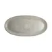 Steelite 6219RT023 - Oval Platter, 11" x 5.5" x 0.875", Carnaby Dove, Oven Safe 425°F - 24/Case 1 image