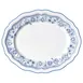 Steelite 62528FP817 Oval Porcelain Platter, 13" x 10.5" x 1", Hannah Blue Adelina Folio - 1 Dozen 1 image