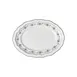 Steelite 62531FP818 Oval China Platter, 9" x 6.75" x 0.875" Porcelain, Giselle Slate Finish - 1 Dozen 1 image