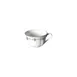 Steelite 62531FP820 - 8.0 oz Porcelain Cup, 4.75" x 3.987" x 2.5", Giselle Slate Finish - 1 Dozen 1 image