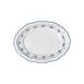 Steelite 62533FP818 - Folio Oval Porcelain Platter, 9.0" x 6.75" x 0.875", Giselle Blue, 1 Dozen 1 image