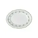 Steelite 62534FP818 Oval Porcelain Platter, 9.0" x 6.75" x 0.875", Giselle Green Folio - 1 Dozen 1 image