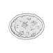Steelite 62536FP818 - Oval Porcelain Platter, 9" x 6.75" x 0.875", Marisa Slate Finish - 1 Dozen 1 image