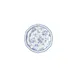 Steelite 62538FP823 Round Porcelain Saucer, 5.0" x 0.625", Marisa Blue, Folio Design - 1 Dozen 1 image