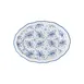 Steelite 62543FP818 - Oval Porcelain Platter, 9.0" x 6.75" x 0.875", Liliana Blue Folio - 1 Dozen 1 image