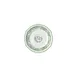 Steelite 62549FP823 Adelina Folio Round Porcelain Saucer, Willow Green, 5.0" x 0.625" - 1 Dozen 1 image