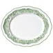 Steelite 62566FP817 - Oval China Platter, 13" x 10.5" x 1" Porcelain, Willow Green, Adelina - 1 Dozen 1 image