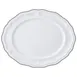 Steelite 62568FP817 Oval Platter – 13" x 10.5" x 1" Slate Line Folio Porcelain Adelina - 1 Dozen 1 image
