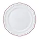 Steelite 62572FP811 - Rim Plate 10.25" Round Porcelain Bowl Adelina Maroon Line Folio - 1 Dozen 1 image