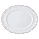Steelite 62578FP817 Oval Porcelain Platter, 13" x 10.5" x 1", Line Rose Folio, Adelina - 1 Dozen 1 image