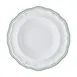 Steelite 62580FP814 - 15 Oz Porcelain Soup Bowl, 9.75" Diameter, Double Line Green Folio - 1 Dozen 1 image