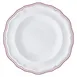 Steelite 62581FP815 - Pasta Bowl, 11", 19 oz, Porcelain, Double Line Maroon Folio Finish - 1 Dozen 1 image