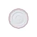 Steelite 62581FP821 Double Line Maroon Round Porcelain Saucer, 6.5" x 0.75", Folio - 1 Dozen 1 image