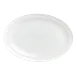 Steelite 6300P112 Oval Platter, 14" x 9.875" Aura Porcelain, Oven Safe to 465°F/239°C - 6/Case 1 image