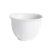 Steelite 6300P144 - Porcelain Tea Cup, 5.5 oz (3.25" x 2.38"), Oven Safe 465°F, Handleless - 24/Case 1 image