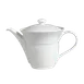 Steelite 6300P153 Covered Porcelain Teapot, 15 oz (8.25" x 5.25"), Aura, Oven Safe to 465°F - 6/Case 1 image