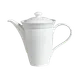 Steelite 6300P159 Coffee Pot Lid, Aura Finish Porcelain, Oven Safe to 465°F Design - 6/Case 1 image
