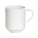 Steelite 6300P193 - Stacking Mug, 10.25 oz, 4.5" x 3.875" Porcelain, Oven Safe 465°F/239°C - 24/Case 1 image