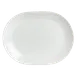 Steelite 6300P311 Oval Platter, 14.75" x 11.25", Aura Porcelain, Oven Safe to 465°F/239°C - 6/Case 1 image