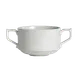 Steelite 6306P762 - Soup Cup, Handles, 11.25 Oz (6.0" X 3.88"), Porcelain, Oven Safe 465°F - 36/Case 1 image