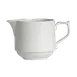 Steelite 6306P780 - 8 oz Porcelain Creamer Pitcher, 5.125" x 3.13" Handle Oven Safe 465°F - 24/Case 1 image