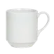 Steelite 6306P795 - 10 Oz Stack Mug, 4.375"x3.25"x3.625", Porcelain, Oven Safe to 465°F - 1 Dozen 1 image