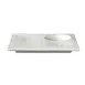 Steelite 6327P443 Square Porcelain Platter, 7" x 7", Relief Design, Oven Safe 465°F/239°C - 1 Dozen 2 image