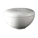 Steelite 6327P447 Condiment Pot With Lid 6.5oz 3" x 3.9" Porcelain Oven Safe 465°F Design - 24/Case 1 image